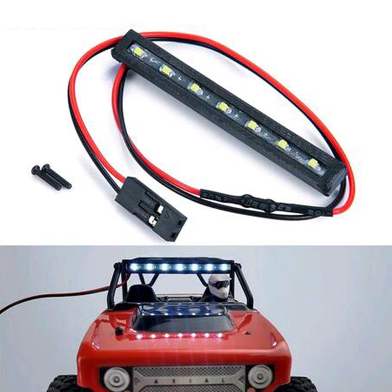 Roof Light 7Leds Light Bar Headlights For 1:24 Axial Scx24 Axi90081 Deadbolt R