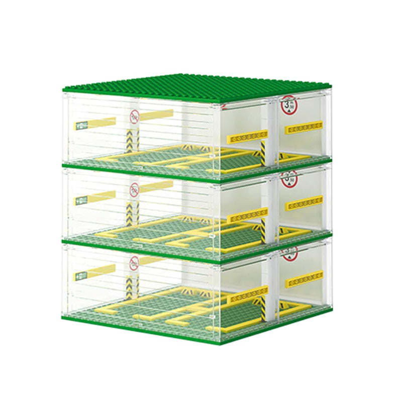 Parking Garage Compatible Speed Champions Car, Diy 3 Layer Parking Display