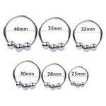 Cock Ring Sex Toys For Couples Penis Ring Male Sex Toys Cock Rings Men Stainless Steel Cock Rings Male Enhancing Ring 28Mm