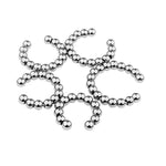 Metal Cock Ring With Multi Beads Male Enlargement Enhancement Time Lapse Penis Ring