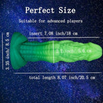 8.07 Inch Huge Dragon Dildo, Sex Toys Fantasy Silicone Dildos Large Suction Cup, Hands-Free Soft Flexible Adult Monster Thick Dildo Fouet Sexuel For Men Male Anal Play, Prostate, Women Vagina