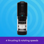 Blowmotion Thrusting & Rotating Male Masturbator | Lifelike Textured Male Sex Toy Massager | 4 Intense Powerful Modes | Automatic Electric Penis Stroker Pocket Pussy Adult Sex Toys For Men