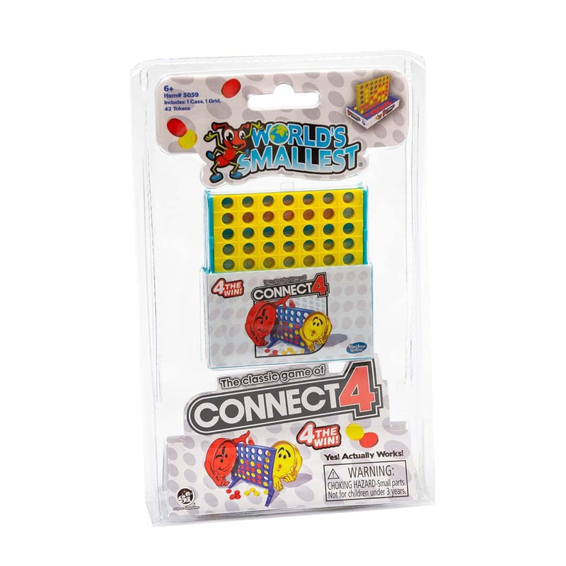 World'S Smallest Connect 4 Board Games For Ages 6 And Up, Multicolor, Minia