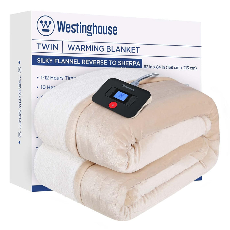 Electric Blanket Heated Blanket | 10 Heating Levels & 1 To 12 Hours Heating Ti