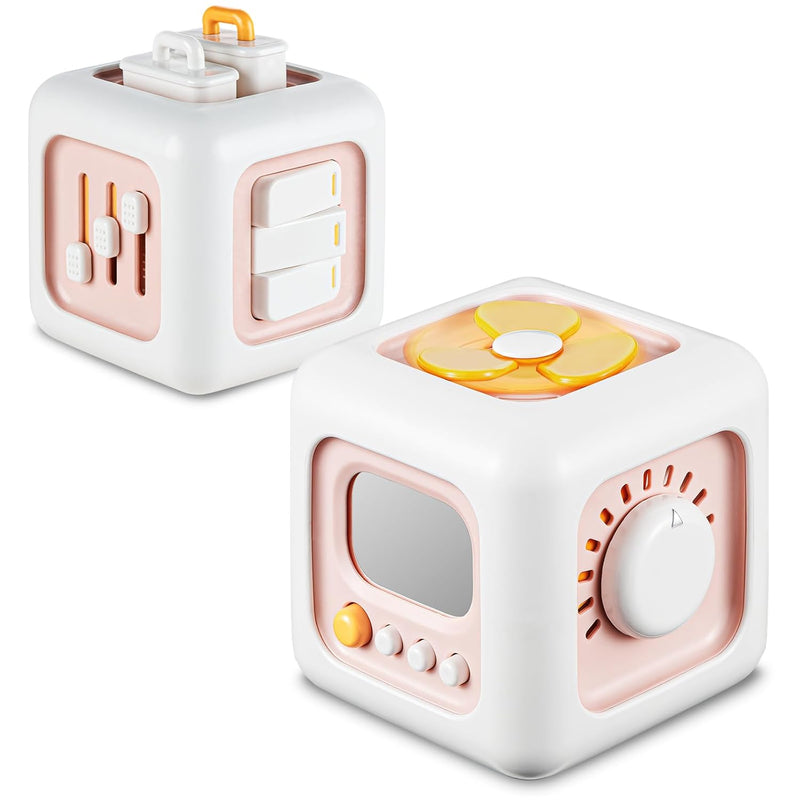Busy Activity Cube For Fine Motor Skill Learningmontessori Toys For 1 Year