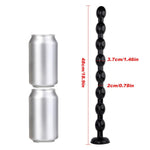 18.9 Inches Super Long Anal Plug - Long Butt Plugs With 8 Beads Anal Balls Prostate Massage G-Spot Long Dildo For Deep Stimulation Soft Flexible Anal Butt Plug Anal Trainer Sex Toy For Women Men