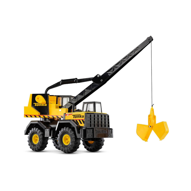 Tonka Steel Classics, Mighty Crane - Made With Steel and Sturdy Plastic, Bi