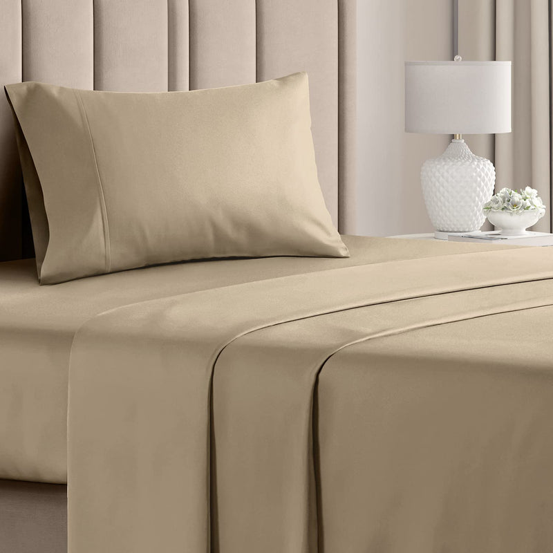 400 Thread Count Cotton - Twin Xl Size Sheet - 100% Cotton Sheets - 400-Thread