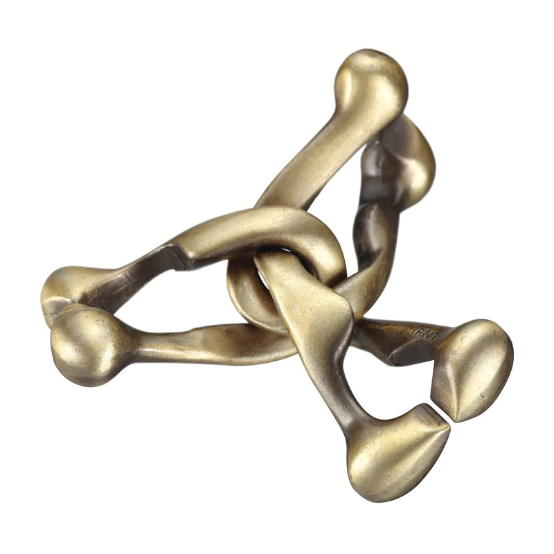 Trinity Hanayama Metal Brainteaser Puzzle Mensa Rated Level 6, For Ages 12
