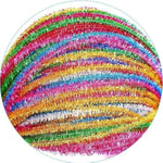 200 Pcs Lake Blue Glitter Pipe Cleaners, 12 Inch Chenille Stems for DIY Crafts