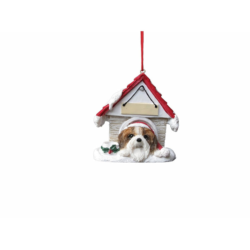 Shih Tzu Ornament Tan And White A Great Gift For Shih Tzu Owners Hand Painted