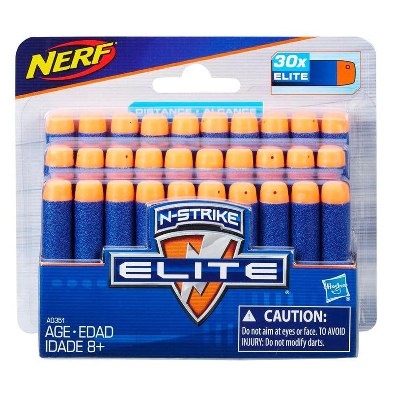 Nerf Darts 30 Pack Refill For Elite Blasters -- Official N-Strike Elite Dar