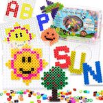 Large 10mm Iron Beads Kit for Kids - 1500 Beads with Pegboards and Patterns