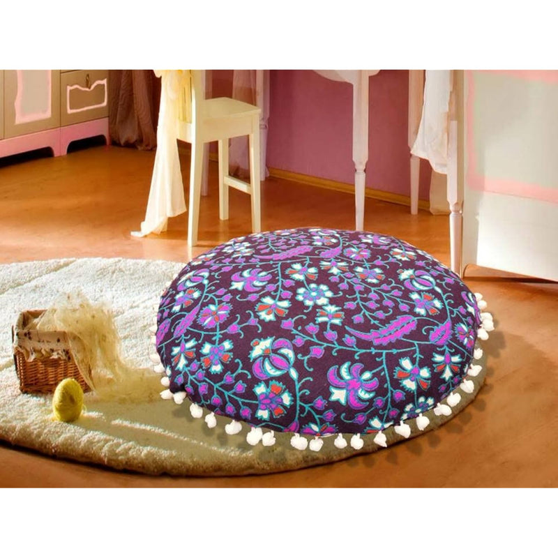 18 Inch Floor Pillow Case “Cover Only” Meditation Cushion Cover Round Seat Yog