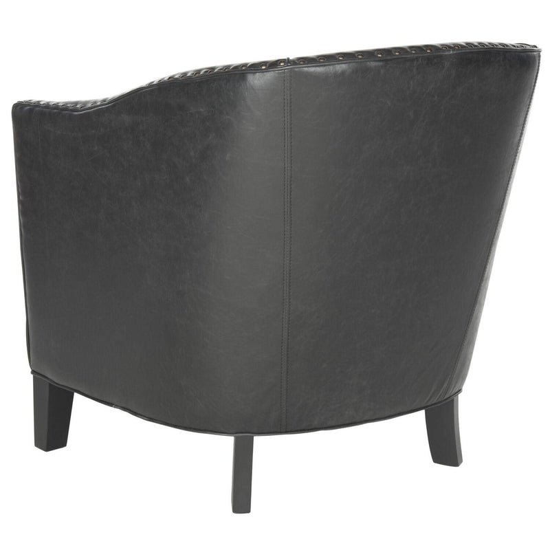 Mercer Collection Evander Club Chair, Antique Black