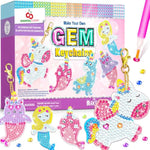 Make Your Own GEM Keychains for Girls - Arts and Crafts for Kids Ages 8-12