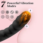 Vibrator Dildo For Women G Spot Rose Toy Clitoral Stimulator Sex Toys Dildos Vibrator With 10 Vibration 7 Thrust Mode Rabbit Vibrators Adult Sex Toy For Women Couple