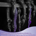 Dual-Headed Anal Plug Silicone Butt Plug Overlength Anal Toy,Silicone Penis For Men Women?Textured Anal Sex Toys Designed With Suction Cups,Designed With A Barbed Tip For Prostate Stimulation (D304-M)