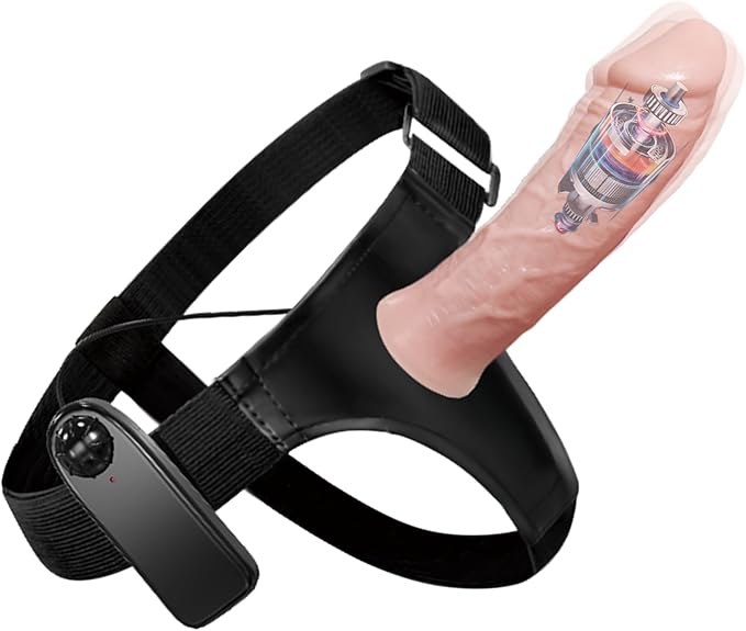 Penis Sleeve Strap-On Hollow Dildo, Cock Sleeve Penis Extender Male Vibrator With Variable Speed Vibration Vibrator G Spot Clitoral Stimulator For Couples, Penis Ring Enlarger Adult Sex Toys For Men