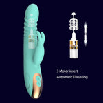Rabbit Adult Tools For Women Today Soft Silicone Bunny Ears Toy Set 8 Vibrating Modes And 7 Thrusting Modes Adult Toys Thrusting Sensory Toys Woman Realistic Gifts Ladys Toys