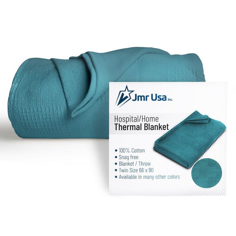 Waffle Weave Thermal Bed Blanket-108X90” Twin Cotton Throw Blankets For Bed, S