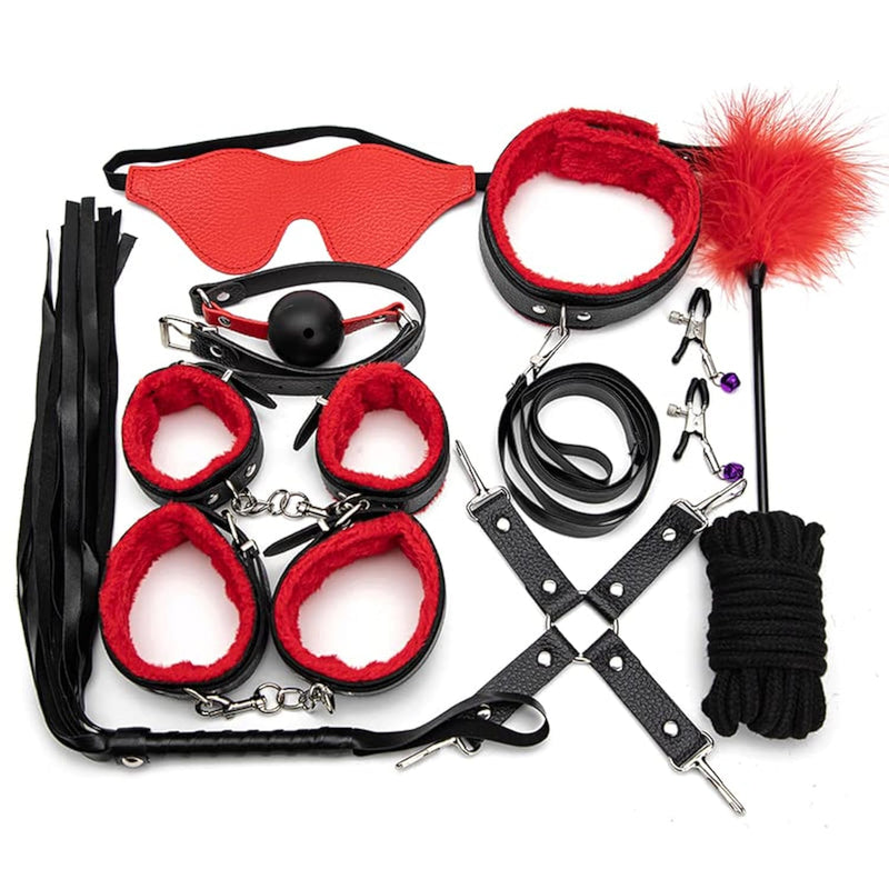 Sex Bondage Restraints Bdsm Kit Adjustable Bdsm Chest Restraints Adult Couples Sex Toys Set Incl Sex Straps Handcuffs Blindfold Nipple Clamps, Sex Restraints For Men Women Sex Sm Games Play