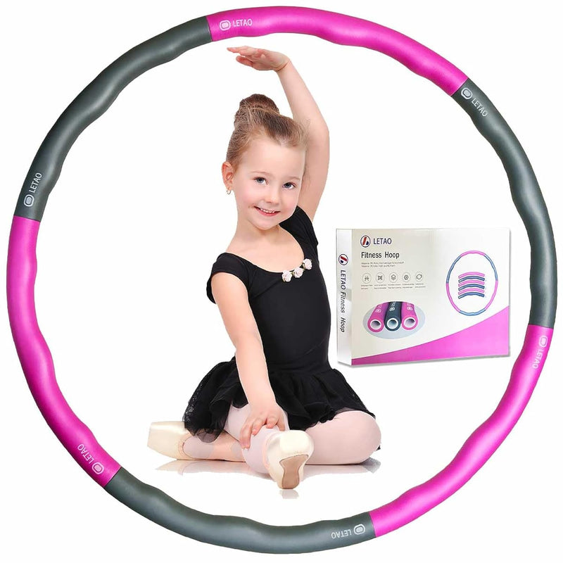 Fitness Hoop For Kids Ages 3 8 Rose Gray Fitness Hoop For Kids, Can Be Dism