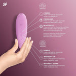 Curvy 3 Connect App Vibrator Sex Toy | Adult Toys For Women | Clitoral Sucker Stimulator | Vibrating Sexual Pleasure Device | Stimulation Vibrators |Woman Sextoy
