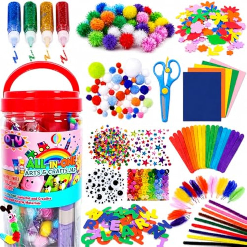 Kids Back to School Arts and Crafts Supplies, STEAM Toys for Imagination and Creativity