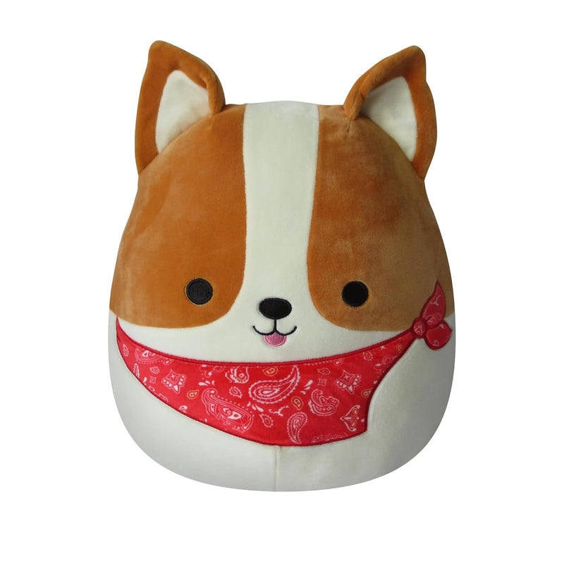 Original 12 Inch Reginald Corgi With Red Bandana Medium Sized Ultrasoft Off