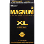 Magnum Xl Size Lubricated Latex Condoms - 12 Ct, Pack Of 2