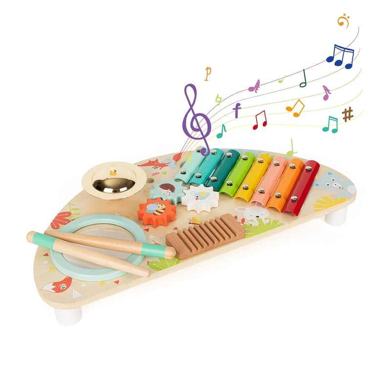 Baby Toys Musical Instruments, All In One Wooden Montessori Musical Set For