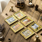 6PCS Miniature Framed Art Dollhouse Wall Art Set