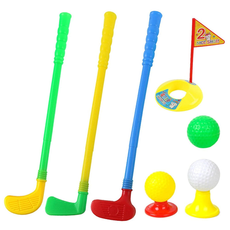 Plastic Golf Clubs, Educational Golf Toys Sets For Toddlers Kids, Sturdy &