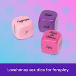 Oh! Adult Role Play Foreplay Dice Game For Couples - Pack Of 3