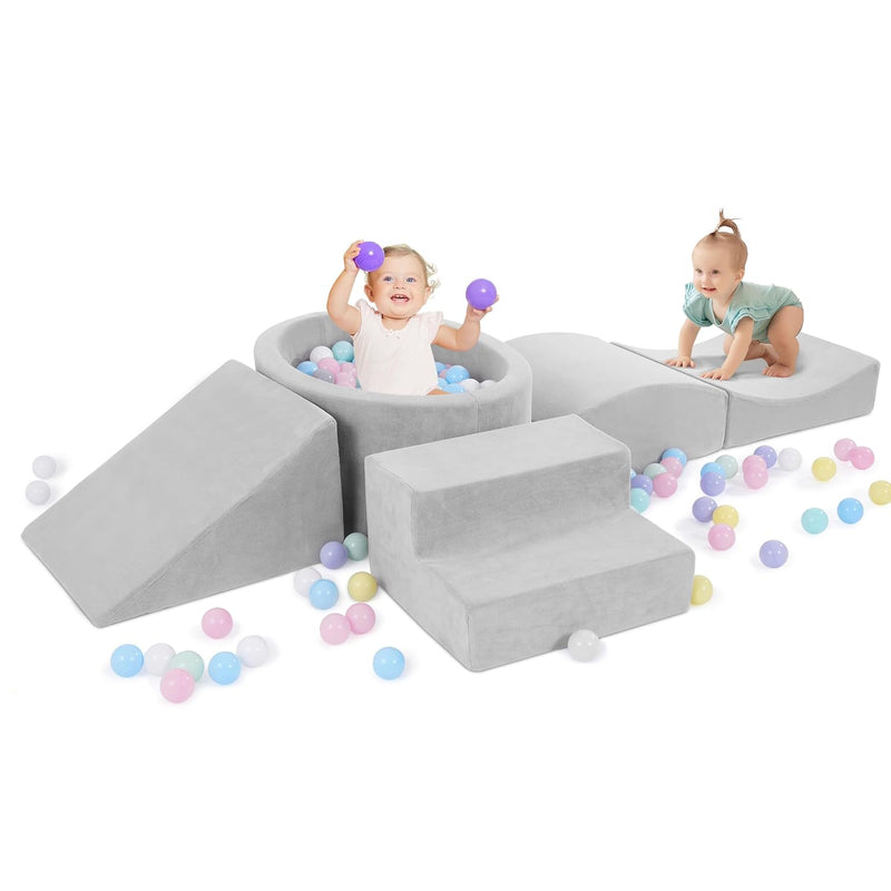 Foam Climbing Blocks With Ball Pit Designed For Toddlers Aged 1 3 Great For