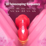 Thrusting Anal Plug with Remote Control Vibrating Prostate 10 Modes