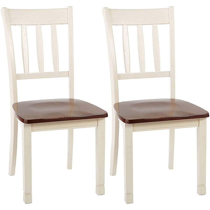 Signature Design By Ashley Whitesburg Cottage Rake Back Dining Chair, 2 Count,