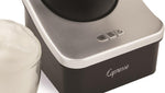 Froth Pro Milk Frother for Cappuccino, Espresso, Latte and Hot Chocolate, 7" x 5" x 6", Black/Matte Silver