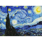 Game 1000 Pieces Jigsaw Puzzle For Adult Fine Art Collection Toy -The Starry Night- Homewall Decoration Christmas Gifts Happy New Year