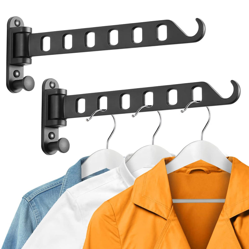 Wall Mounted Clothes Hanger With Swing Arm, Laundry Room Dryer Rack, Folding Val