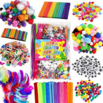 Treasure Cove Arts and Crafts Supplies Kit for Kids - 1850 Pieces