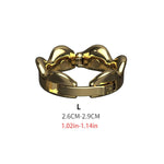 Metal Penis Ring Stainless Steel Cock Ring Adjustable Size Testicle Rings For Lasting Erections Cock Sexual Stimulation Device Male Sex Toys Cockring Cook Rings For Men Erection Sex Function (L)