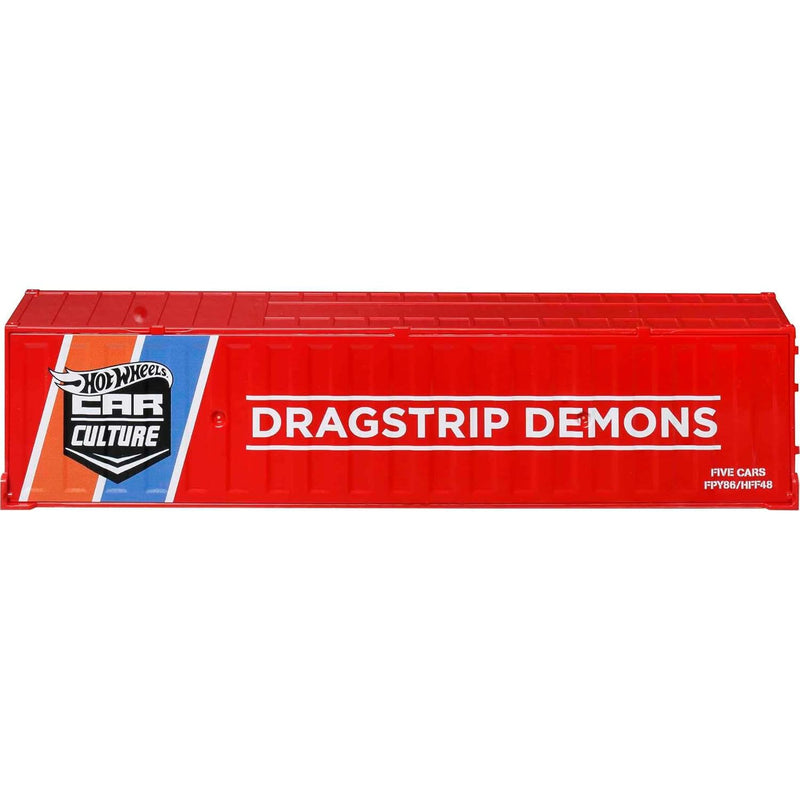 Hot Wheels Premium Toy Cars & Trucks, Lion’s Roar Container Set with 5 Die-