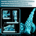Fantasy Butt Plug Silicone Anal Plug Superlungo Anal Toy,Textured Anal Sex Toys Ship Type Base Design,Per Massaggio Della Prostata E Stimolazione Del Punto G,Anal Trainer Women Men Gay Couple (A112-S)