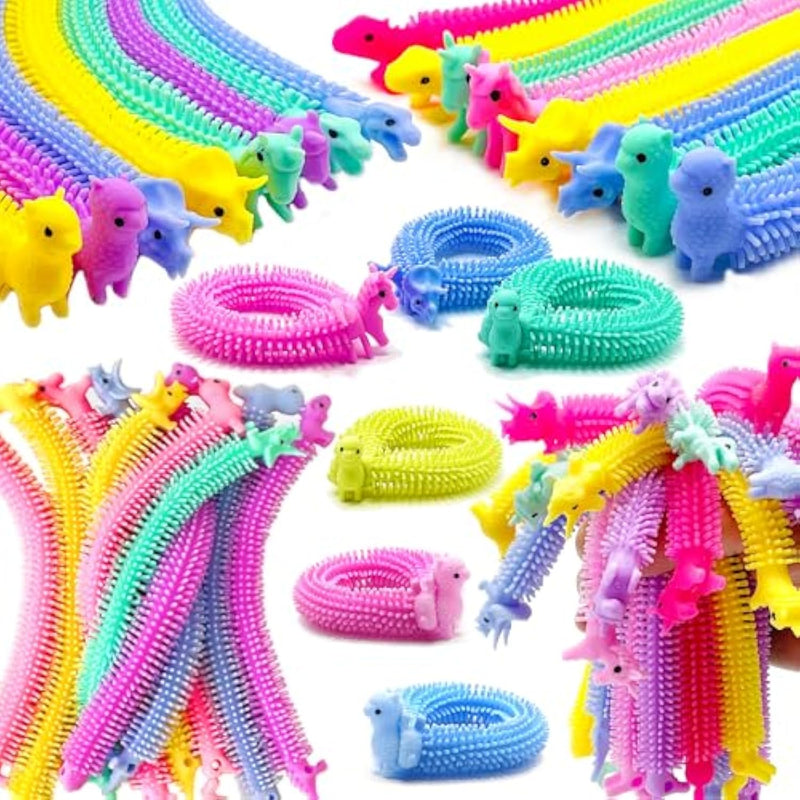 30 Pack Stretchy Strings Fidget Toys, Sensory Toys Bulk For Kids And Adults Stress Relief, Anti-Anxiety Autism Toys, Perfect For Christmas Stocking Stuffers, Birthday Gifts, Party Favors