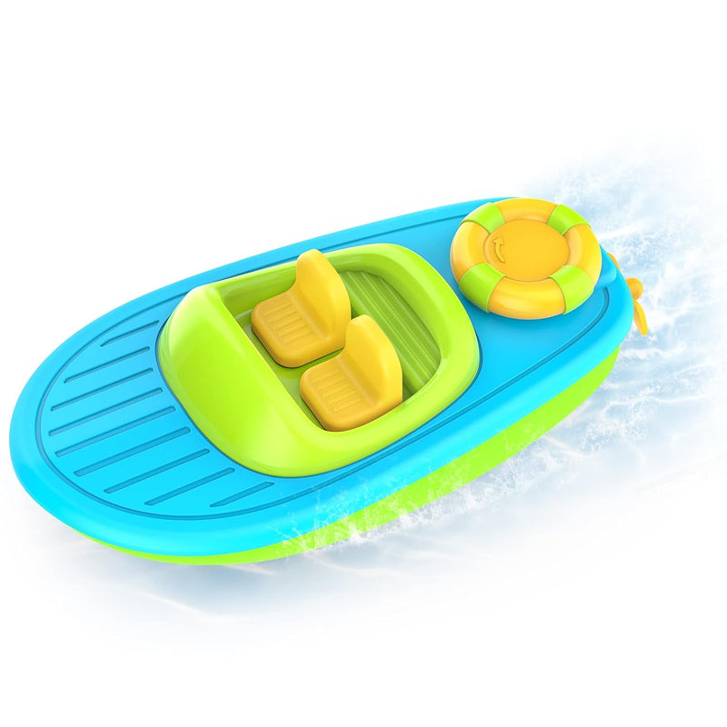 Bath Toy, Floating Wind Up Boat, Water Table Pool Bath Time Bathtub Tub Toy
