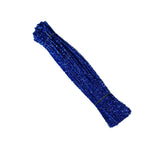 100 Pcs Blue Metallic Pipe Cleaners, 6mm x 12 Inch Chenille Stems