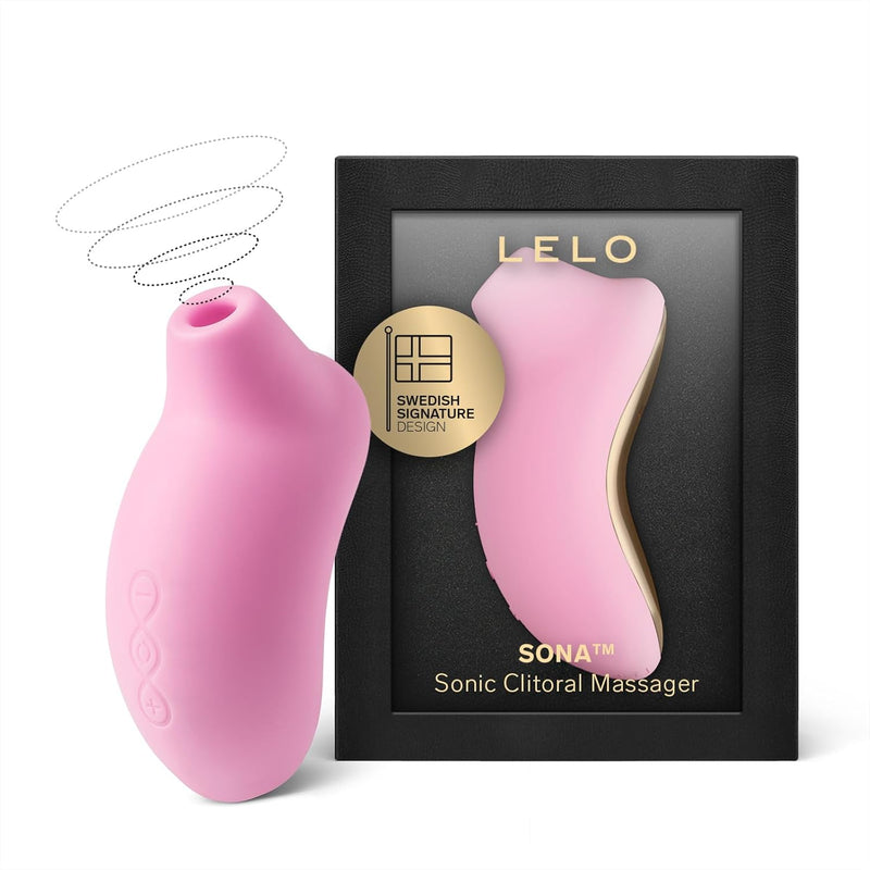 Sona Sonic Massager, Woman Sex Toy, Waterproof Suction Toy For Woman, Rechargeable Clitoral Stimulator, Discreet Vibrator, Pink