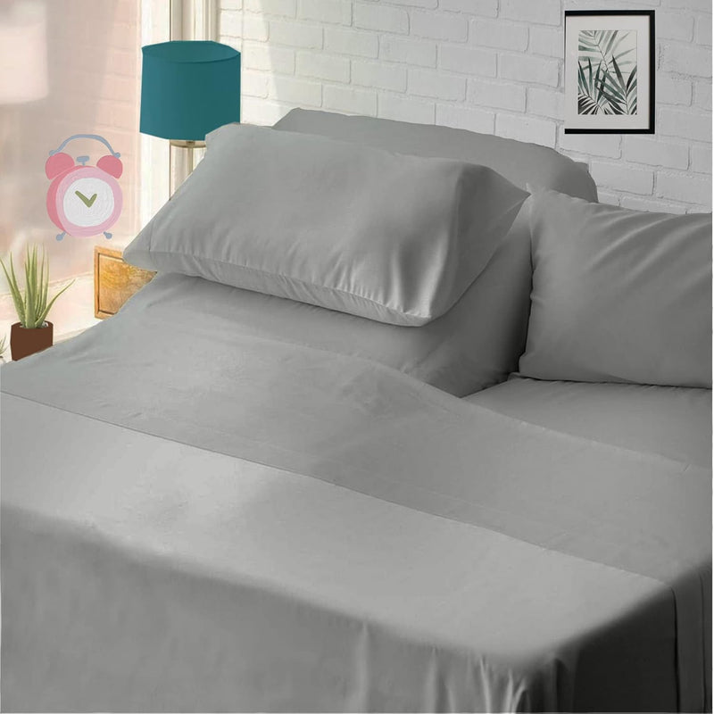 Flex Top King Sheets For Sleep Number Bed,100% Egyptian Cotton- 400 Tc Split T
